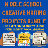 Middle School Creative Writing Projects: Bundle of 3 Multi