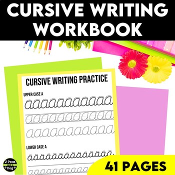 Preview of Middle School Cursive Writing Workbook