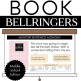 Middle School ELA Bellringers: Mentor, Grammar, First Chap