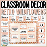 Middle School ELA Classroom Decor Vintage Floral Retro Wil
