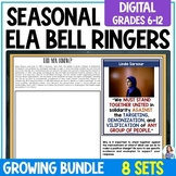 Seasonal Middle School ELA DIGITAL Bell Ringers - Arab Ame
