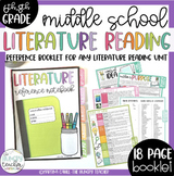 Middle School ELA Literature Reference Notebook
