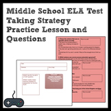 Middle School ELA Multiple-Choice Test Taking Strategy Practice