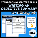 Middle School ELA: Standards-Based Analysis | Writing an O