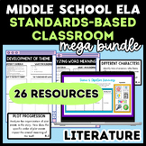 Middle School ELA Standards-Based BUNDLE: Vocabulary & Ana