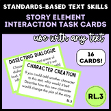 Middle School ELA: Standards-Based Task Cards | Story Elem
