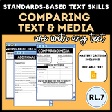 Middle School ELA: Standards-Based Text Analysis | Compari