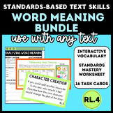Middle School ELA: Standards-Based Word Meaning + Mood & T