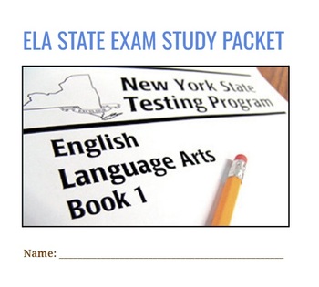 Preview of Middle School ELA State Exam Study Packet
