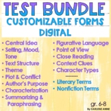 Middle School ELA Test Bundle Digital