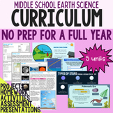 Middle School Earth Science Curriculum - FULL YEAR