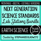 Middle School NGSS Earth Science Lab Bundle | Printable, D