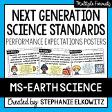 Middle School Earth Science NGSS Posters