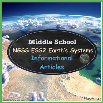 Preview of Middle School Earth Science Nonfiction Reading Comprehension Texts