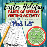 Middle School Easter Writing Activity: Mad Libs (6th 7th 8