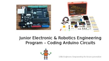 Preview of Middle School Electronics Circuits and Arduino Workshop Slides (6 projects)