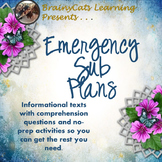 Middle School Emergency Sub Plans:  Informational Texts an
