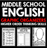 Middle School English Graphic Organizers | Reading Strateg
