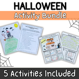 Middle School English Language Arts Halloween Bundle