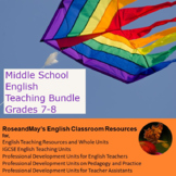 Middle School English: Whole Term Teaching Bundle for Grades 7-8