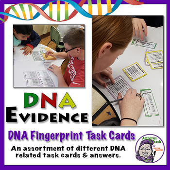 Preview of Middle School Forensics: DNA as Evidence Task Cards