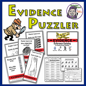 Preview of Middle School Forensics: Evidence Puzzler for CSI Agents