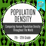 Middle School Geography: Human Population Density Map Skills