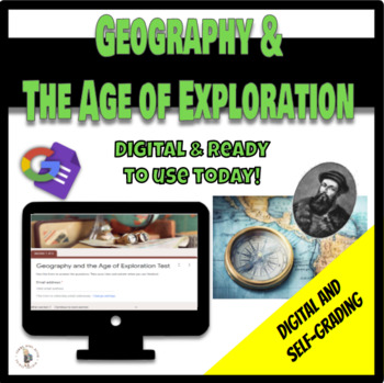 Preview of Middle School Geography and The Age of Exploration Test