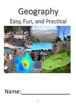 Preview of ( SAMPLE ) Middle School Geography workbook for an Academic Year