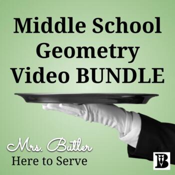 Preview of Middle School Geometry Video BUNDLE