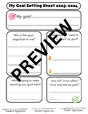 Middle School Goal Setting Guide