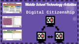 Middle School (Grades 6-8) ELA Digital Citizenship Bundle 
