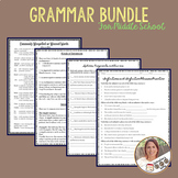 Middle School Grammar Bundle- Covers Standards