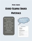 Middle School Guided Reading Binder Materials