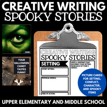 Preview of Halloween Activities - Halloween Creative Writing Project - Narrative Writing