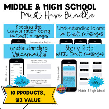 Preview of Middle School/High School MUST HAVE Bundle