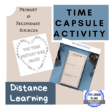 Middle School Historic Time Capsule - Distance Learning Activity