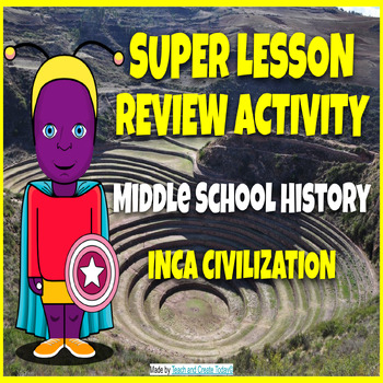Preview of Middle School History Inca Empire  Reading Comprehension Review Activity