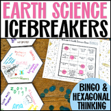 Middle School Icebreakers First Week of School Earth Scien