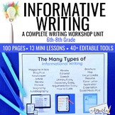 Informative Writing Mini Lessons | Informative Writing Uni