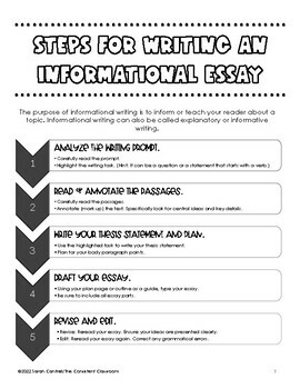 how long is an essay middle school