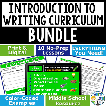 Preview of Essay Writing Introduction Bundle - Paragraph Writing  The Writing Process Intro