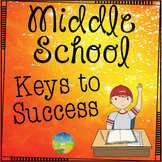 Middle School Keys to Success for Back to School Activities