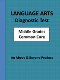 Language Arts Common Core Diagnostic Benchmark Pretest Gra