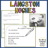 National Poetry Month Middle School Langston Hughes Lesson