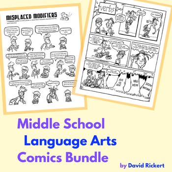 Preview of Middle School Language Arts Bundle