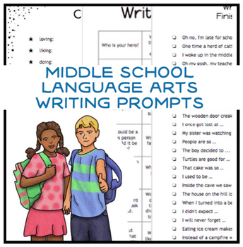 worksheets for middle school language arts