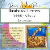 Middle School Lesson - Illuminated Letters