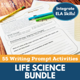 Middle School Life Science - Writing Prompt Activities Bun