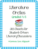 Middle School Literature Circles Bundle: Job Sheets and Guides